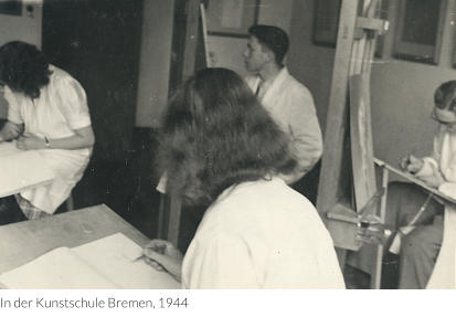 In der Kunstschule Bremen, 1944