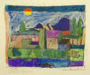 Gerhard Fleischhut - Landschaft/Sonne/Mond..., Graphik, um 1960
